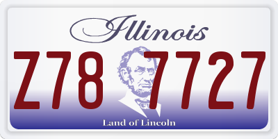 IL license plate Z787727