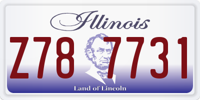IL license plate Z787731