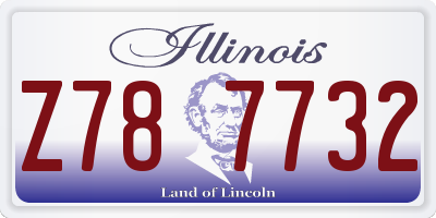 IL license plate Z787732
