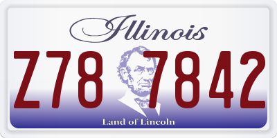 IL license plate Z787842
