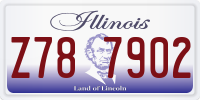 IL license plate Z787902