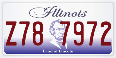 IL license plate Z787972