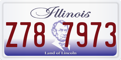 IL license plate Z787973