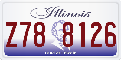 IL license plate Z788126