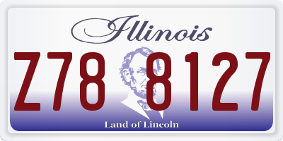 IL license plate Z788127