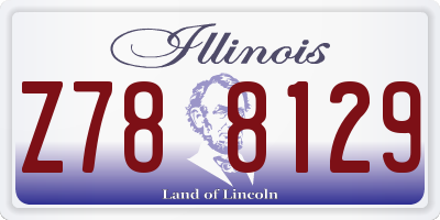 IL license plate Z788129