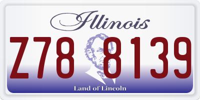 IL license plate Z788139