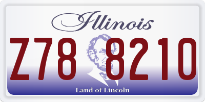 IL license plate Z788210