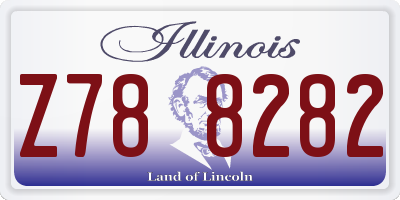 IL license plate Z788282