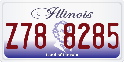 IL license plate Z788285