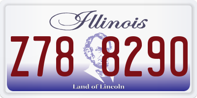 IL license plate Z788290