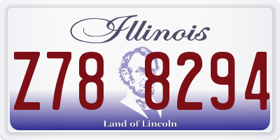 IL license plate Z788294