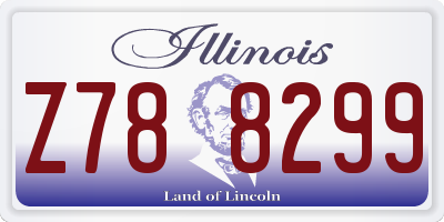 IL license plate Z788299