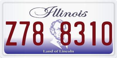 IL license plate Z788310