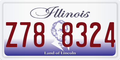IL license plate Z788324