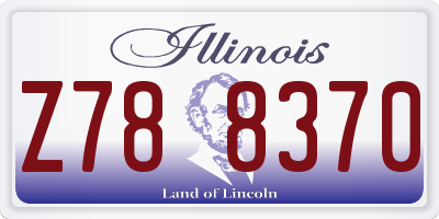 IL license plate Z788370