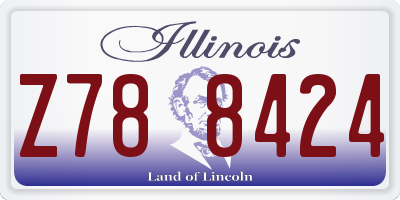 IL license plate Z788424