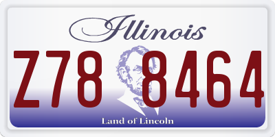 IL license plate Z788464