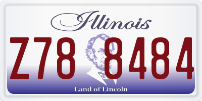 IL license plate Z788484