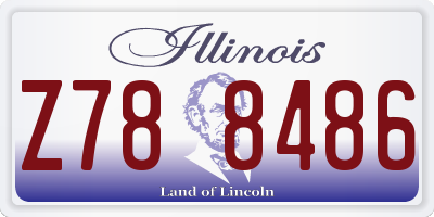 IL license plate Z788486