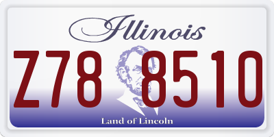 IL license plate Z788510