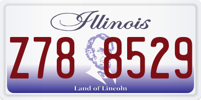 IL license plate Z788529