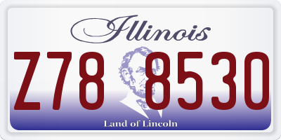 IL license plate Z788530