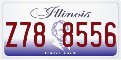 IL license plate Z788556