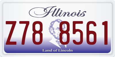 IL license plate Z788561