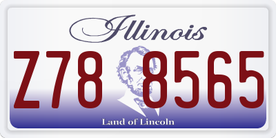 IL license plate Z788565