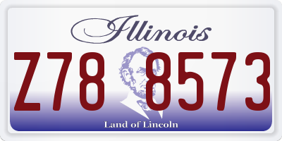 IL license plate Z788573