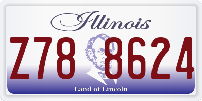 IL license plate Z788624
