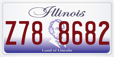 IL license plate Z788682