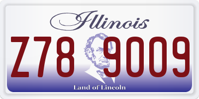 IL license plate Z789009