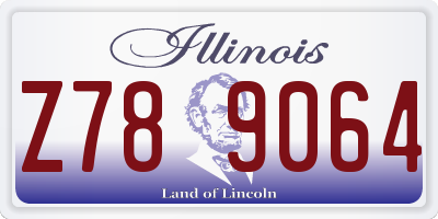 IL license plate Z789064