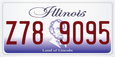 IL license plate Z789095