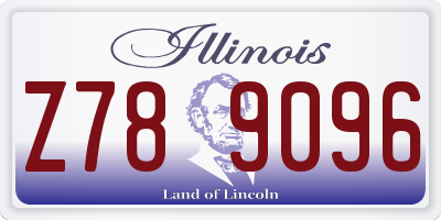 IL license plate Z789096