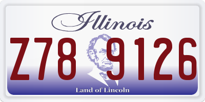 IL license plate Z789126