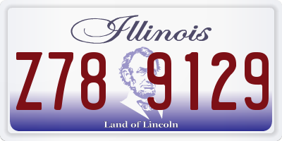 IL license plate Z789129