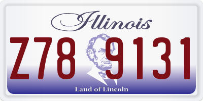 IL license plate Z789131