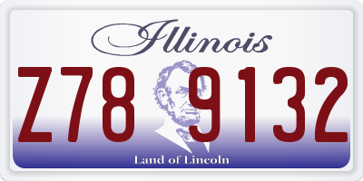 IL license plate Z789132