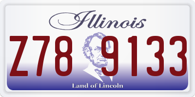 IL license plate Z789133