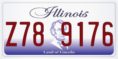 IL license plate Z789176