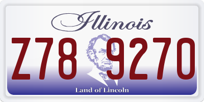 IL license plate Z789270
