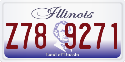 IL license plate Z789271