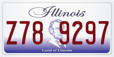 IL license plate Z789297