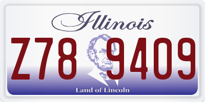 IL license plate Z789409