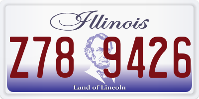 IL license plate Z789426