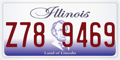 IL license plate Z789469