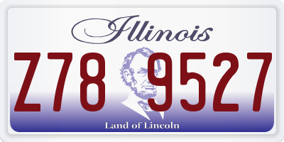 IL license plate Z789527